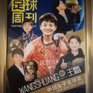 星空电竞官网-王霜，中国女子金球奖X5！